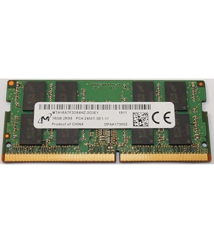 Micron Original 16GB 2Rx8 2400Mhz PC4-2400T Laptop SODIMM RAM