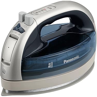 Panasonic スチームアイロンプレゼント♡ Panasonic コードレススチームアイロン Wヘッド セラミック 温度調節
