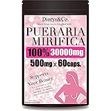 プエラリアミリフィカ 100％ 30000mg 1粒 500mg プエラリア含有 60カプセル入 1袋30000mg 高容量 サプリメント