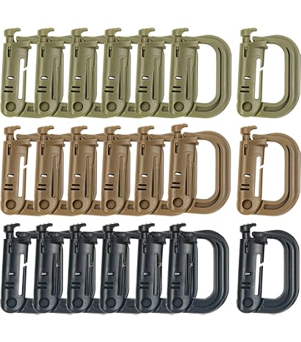 Tactical Grimlock Rotation Flashlight Clip MOLLE Webbing Attachment...
