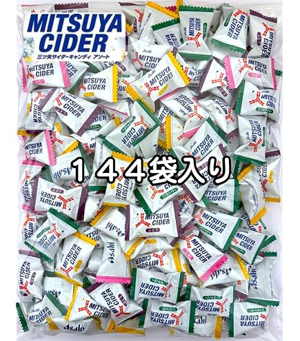 Amazon.co.jp: 三ツ矢サイダー 飴 個包装100個セット 大容量