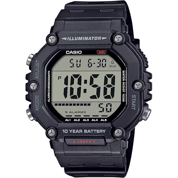 Amazon.co.jp: Casio Illuminator AE1500WHシリーズ | 10年バッテリー