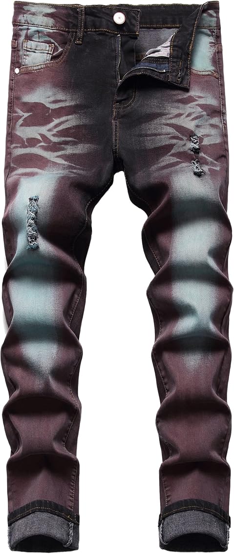 JUNBAOSS Men's Slim Fit Stretch Jeans 