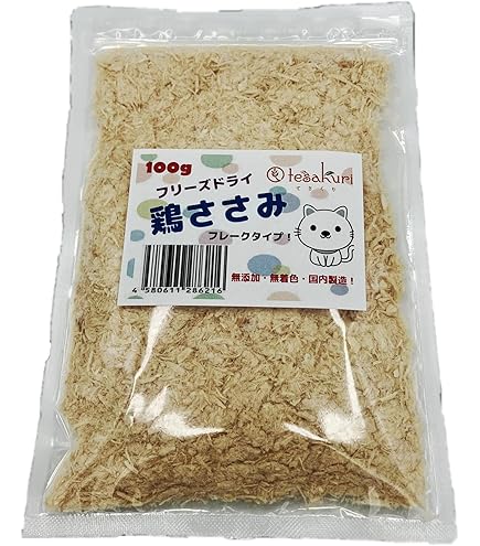 Amazon | tesakuri フリーズドライ ささみ 150g (150g × 1袋) 国産