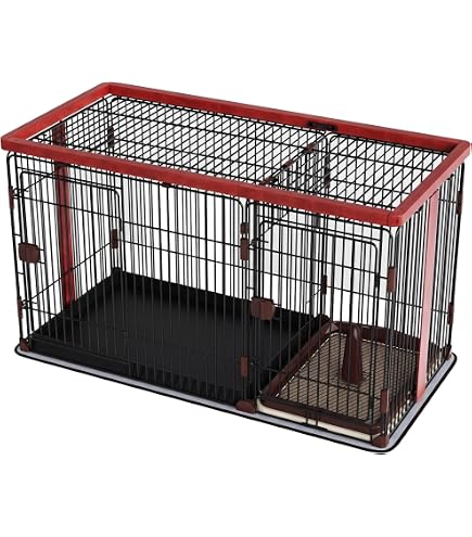 Amazon.co.jp: PETTOM ペットサークル 犬用ケージ 犬ゲージ ペット