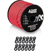 Amazon.co.jp: キャンプグリーブ 反射材入りパラコード 3mm/4mm