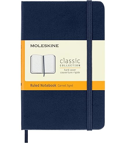 Amazon | Moleskine Classic Notebook, Pocket, Ruled, Black