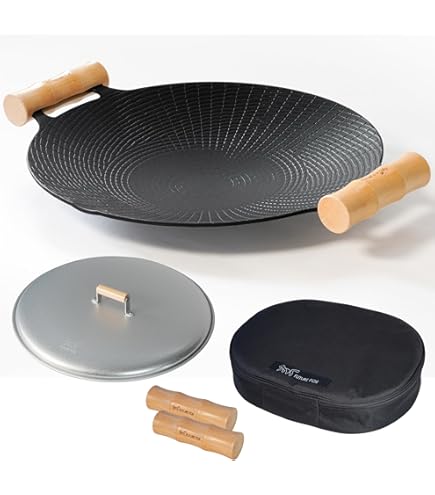 Amazon | JHQ 鉄板 マルチグリドル 深型29cm 平型25cm 本体2枚セット