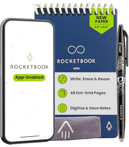 Amazon | Rocketbook (ロケットブック) 再利用可能 スパイラルノート