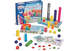 NumberBlocks MathLink Cubes 93417 Number Blocks, 1-10 Cubes, 100 Piece Activity Set, Math Toy, Authentic