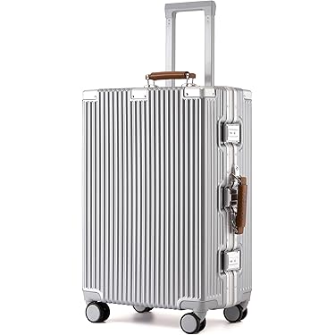 スーツケース キャリーケース 静音 TSAローク搭載 旅行 出張 シルバー M Amazon | [売店] スーツケース フレームタイプ シルバー