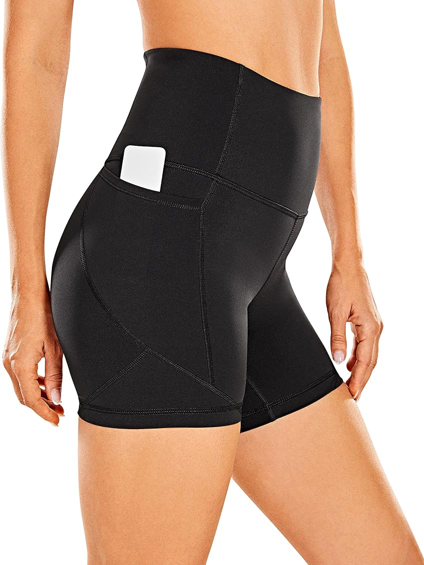 CRZ YOGA Women's Biker Shorts Workout 