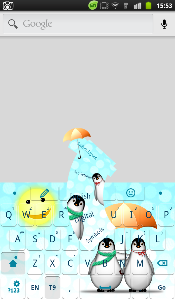 Amazon Co Jp かわいいペンギンのキーボード Android アプリストア