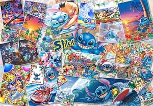 Amazon ぎゅっと00ピース ジグソーパズルアート集スティッチ 51x73 5cm ジグソーパズル おもちゃ