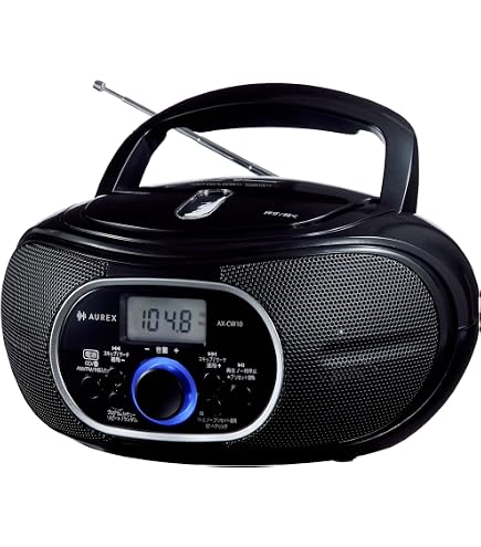 Amazon.co.jp: Maxell ポータブルCDラジオカセットレコーダー ホワイト