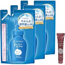 Amazon | センカ SENKA メイクも落とせる泡洗顔料 (クレンジング・洗顔