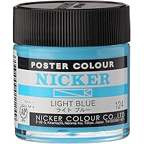 Amazon | ニッカー絵具(Nicker colour) 水彩絵具 ポスターカラー 24色