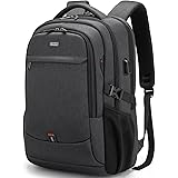 DUSLANG 17 Inch Travel Laptop Backpack Water Resistant College Backpack for Men Laptop Bag with USB Charging Port