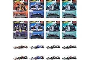 ホットウィール(Hot Wheels) プレミアム レース アソートメント 乗り物おもちゃ F1 ミニカー 8台入り BOX販売 14歳から マルチ HRV11-986H