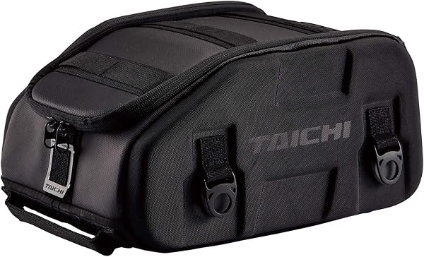 RSタイチ(RS TAICHI) バイク シートバッグ 車載バッグ 固定ベルト付き 取り付け簡単 レインカバー付属 シートバッグ - 1