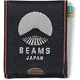 (ビームス ジャパン)BEAMS JAPAN/ユニセックス(大人) 財布 小物 高田織物 × BEAMS JAPAN 別注 畳縁 ロゴ カード & コイン ウォレット 紺×白
