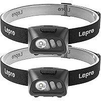 Lepro ヘッドライト 電池式 ledヘッドライト 電池 ヘッドランプ 超軽量 【白光＆赤光/６つの点灯モード/実用点灯7～50時間/防水防雨】 700L 小型 軽量 ヘッド ライト 登山 釣り ライト キャンプ ジョギング ハイキング 散歩 アウ