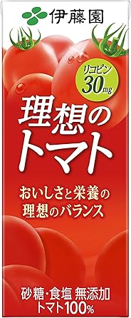 伊藤園 理想のトマト 紙パック 200ml×24本