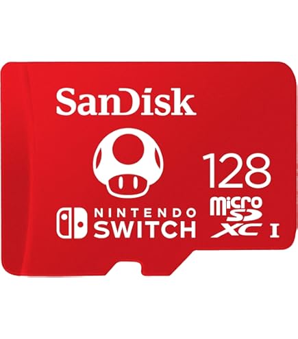 【美品】Nintendo Switch 本体 microSDXC 128gb付き Amazon | SanDisk 128GB 2パック microSDXCカード、Nintendo Switch