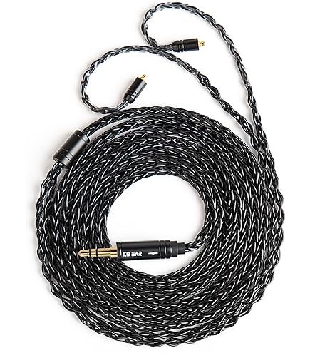 YONGSE 6N Monocrystalline Copper Silver Plated Upgrade Earphone Cable