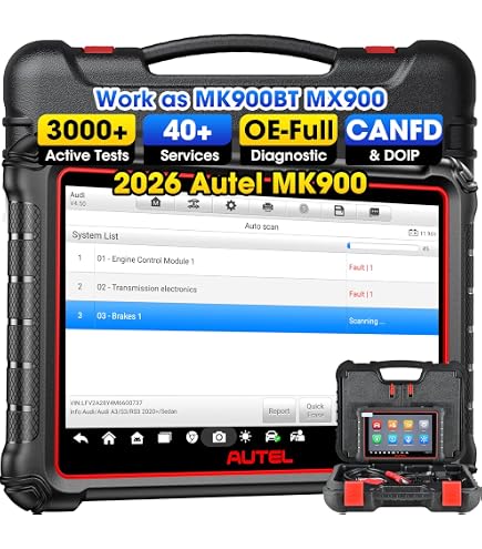 Amazon.co.jp: Autel Scanner MaxiCOM MK808BT PRO:2026 双方向