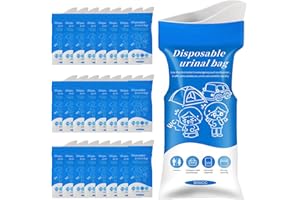 Disposable Urine Bags, 12/24 Pack Camping Pee Bags, Disposable Urinal Bag, Travel Urinal Bag, Toilet Traffic Jam Emergency Po
