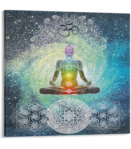 Amazon.co.jp: チャクラチャートポスター 7 チャクラ ヨガ ウォール