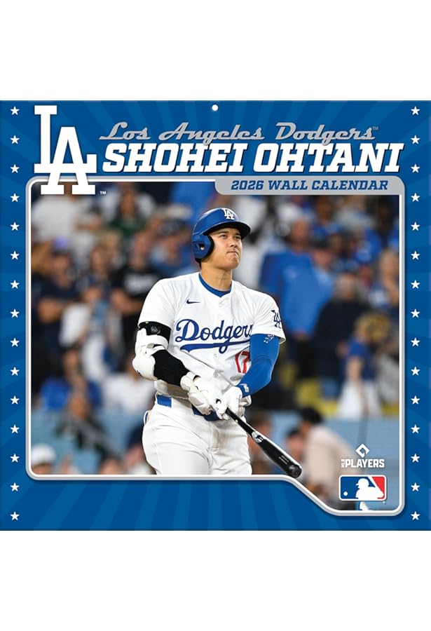 Amazon.co.jp: ターナースポーツ 大谷翔平 2026年 MLB公式カレンダー