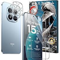 Amazon.co.jp: 【2+2枚セット】For Redmi Note 15 Pro 5G/REDMI Note