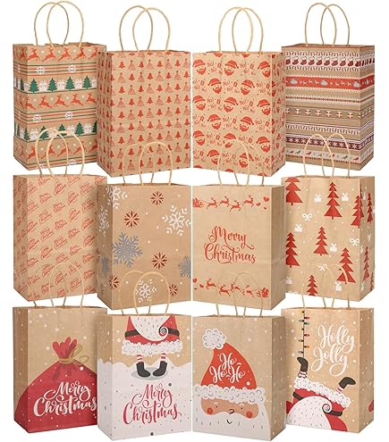 Amazon | DERAYEE クリスマス ラッピング袋 10枚セット 巾着袋