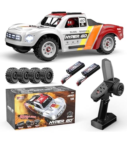 MJX 10208 V2 1/10 RC Trucks 4X4, Brushless RC Cars for Adults Fast
