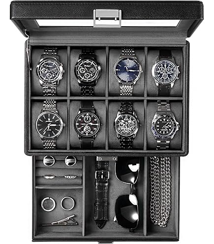 Amazon.co.jp: 腕時計収納ケース 腕時計収納ボックス アクセサリー
