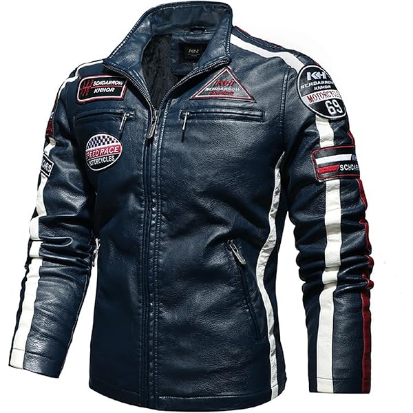Amazon.co.jp: [VIIBOY] ライダース 革ジャン 本革 バイクジャケット
