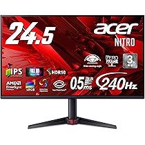 Amazon.co.jp: Acer Nitro 24.5インチ IPS 240Hz フルHD 0.5ms(GTG) 非