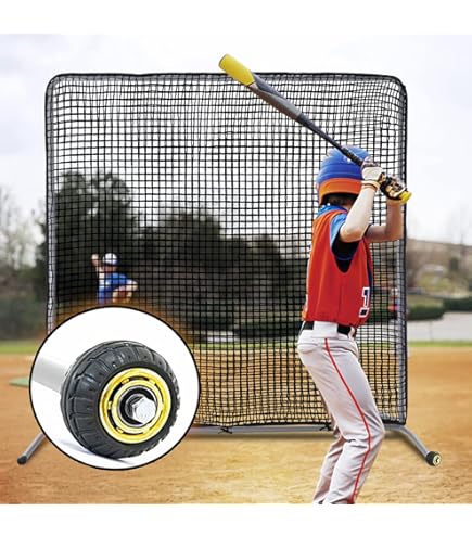 Amazon | 野球ネット 防球ネット 練習用：野球バックネット 2.1x2.1m