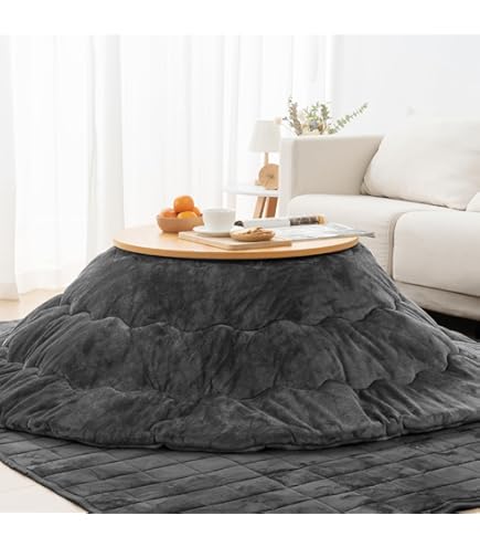 無印良品 こたつふとん・大 （チャコールグレーチェック）フランネル 無印良品 こたつふとん・大 （チャコールグレーチェック）フランネル