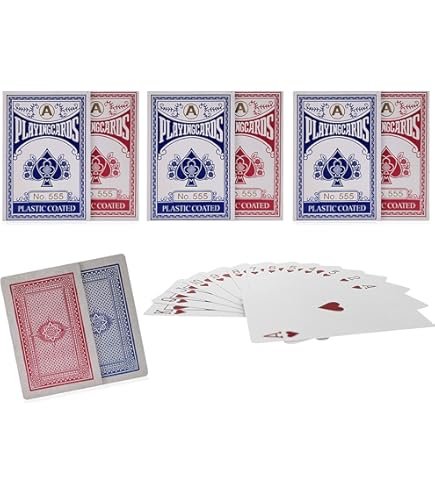 Amazon.co.jp: W&Berry プレイングカード 紙製カジノトランプ バカラ