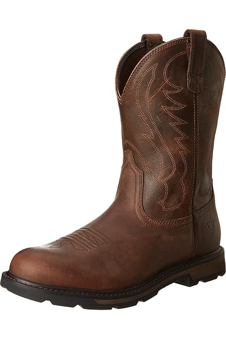 round toe work boots