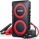 BUTURE ジャンプスターター 12800mAh 12V車用エンジンスターター 1200Aピーク電流 モバイルバッテリー機能 LEDライト搭載 小型 車緊急始動 電路保護機能 6.5Lガソリン車/5.5Lディーゼル車対応 PSE認証 日本語取説