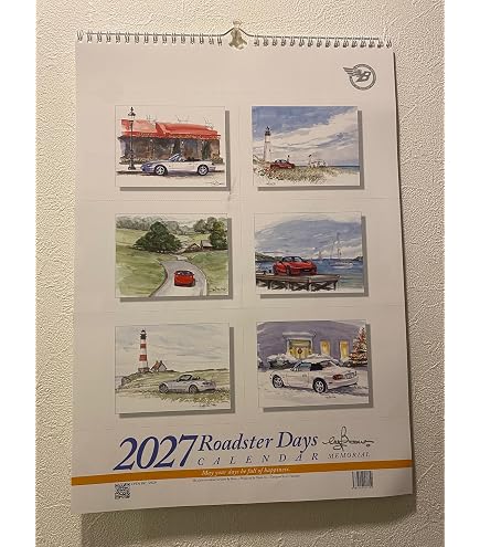 Amazon | Sportscar Days 2027 by Bow。 | カレンダー Sportscar