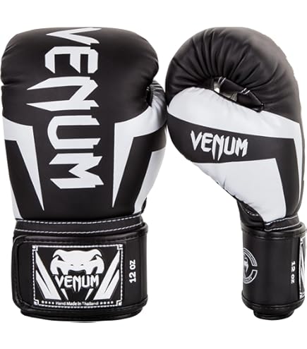 Amazon | Venum Elite ヘッドギア - ブラック/ホワイト | VENUM