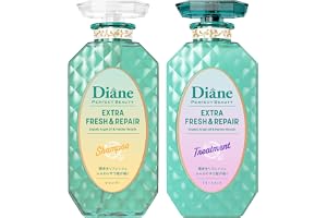 Diane(ダイアン) 【2025年】 シャンプー&トリートメント [グレープフルーツ&ペパーミントの香り] パーフェクトビューティー エクストラフレッシュ&リペア 450ml×2