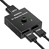 【次世代HDMI切替器】avedio links HDMI 分配器 4K 60Hz HDMI 切り替え器/セレクター 双方向 1入力2出力/2入力1出力 電源不要 HDCP 2.2 HDMI2.0 手動 モニター/ディスプレイ切替【DVDプレーヤー/