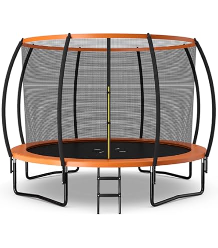 Amazon | Giantex トランポリン 8フィート x 14フィート ASTM認定