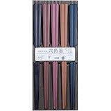サンライフ 来客用箸 彩り六角PBT箸 23cm 5膳セット 316450